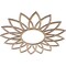 Ekena Millwork Daisy Wood Fretwork Pierced Ceiling Medallion, Red Oak, 20"OD x 7"ID x 3/8"T CMWP20X20X0375DARO - alternate 4